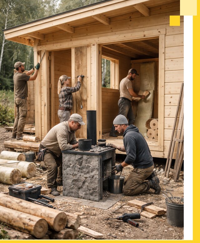 Купить баню под ключ в Кондопоге строительство монтаж отделка