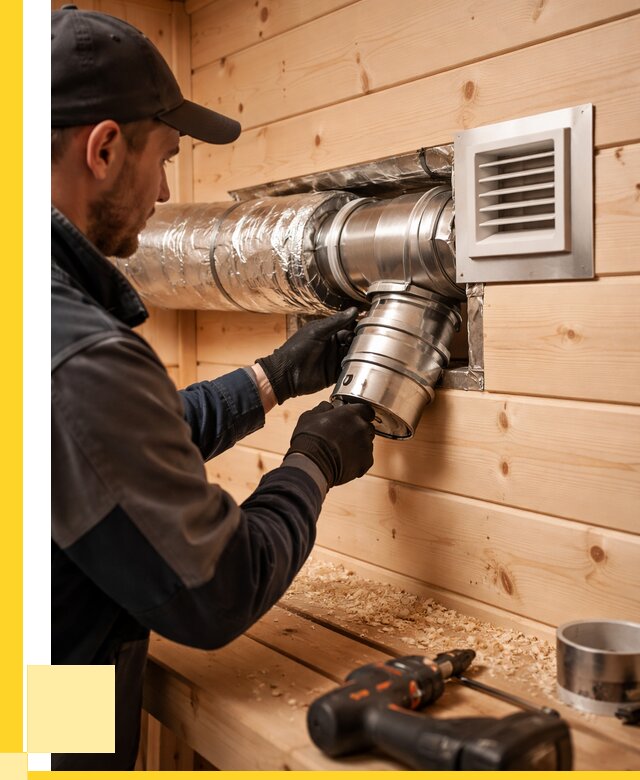 Монтаж вентиляции бани в Кондопоге от 12182 р. | ЭриданКнп