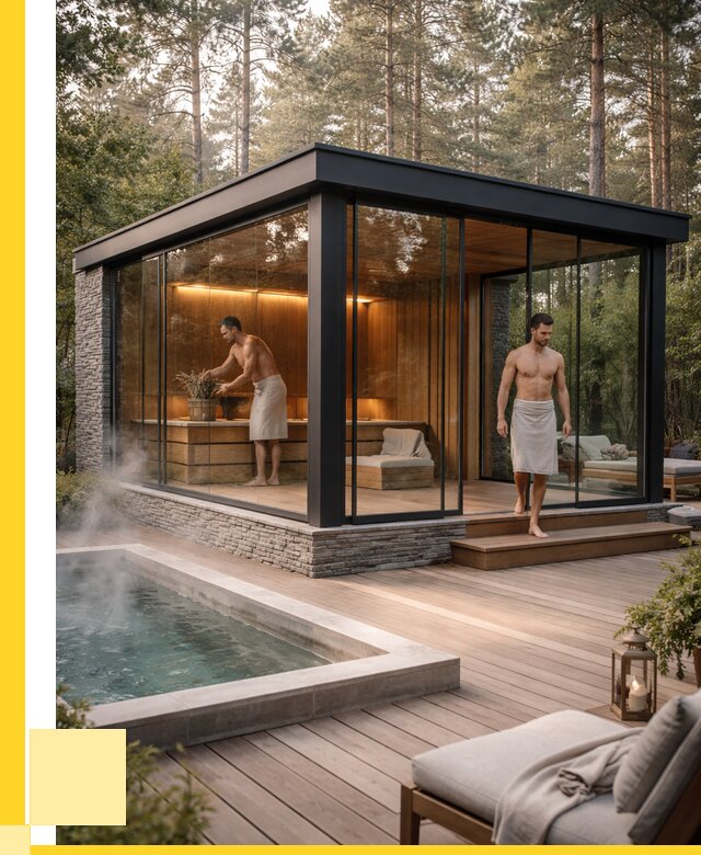 Стеклянные бани и двери в Кондопоге от 456840 р. | ЭриданКнп