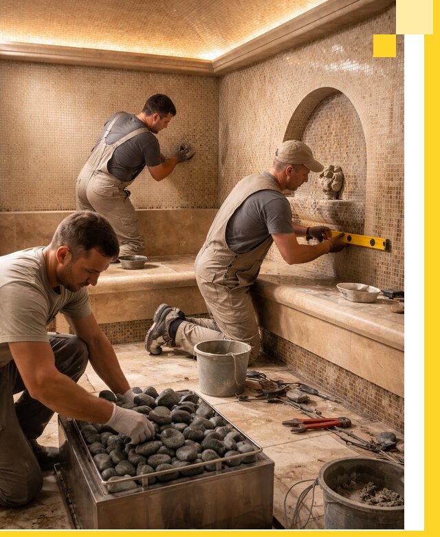 Проектирование и строительство хамама и сауны в Кондопоге