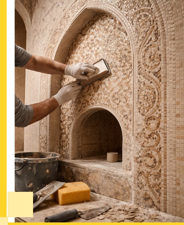 Мозаика для хамама в Кондопоге под ключ от 5076 р. | ЭриданКнп