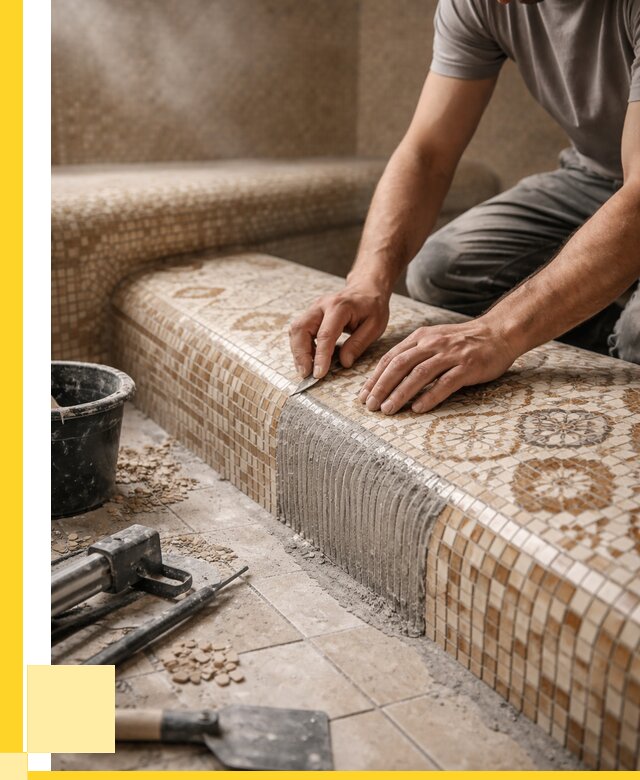 Плитка для хамама под ключ в Кондопоге от 3553 р. | ЭриданКнп