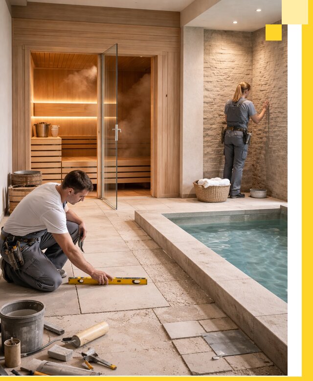 Комплексный дизайн и отделка интерьеров SPA под ключ в Кондопоге